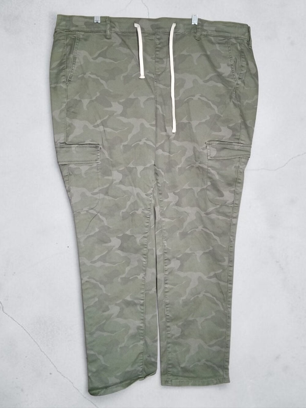 Torrid Olive Camo Cargo Pants - Drawstring Waist